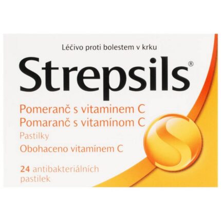 Strepsils Orange mit Vitamin C 24 Lutschtabletten