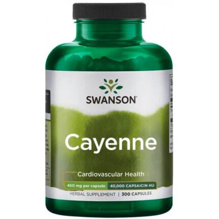 Swanson Cayenne Pepper 450 mg 300 Capsules
