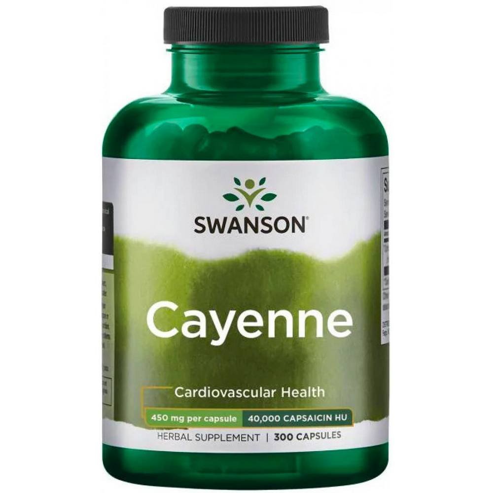swanson cayenne cayenne pepper 450 mg 300 capsules Swanson Cayenne Pepper 450 mg 300 Capsules