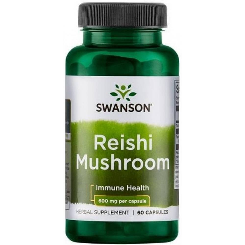 swanson reishi mushroom 600 mg 60 capsules Swanson Reishi Mushroom 600 mg 60 Capsules