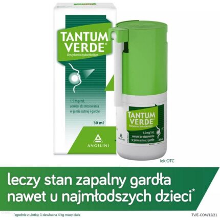 Tantum Verde aerosol 1.5 mg/ml mouth spray 30 ml