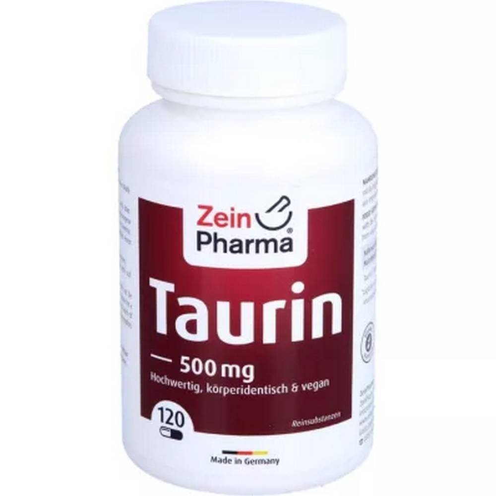 taurin 500 mg capsules 120 pcs Taurine 500 mg Capsules 120 Pieces