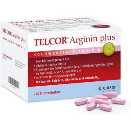 Telcor Arginin Plus – 240 vegan film-coated tablets