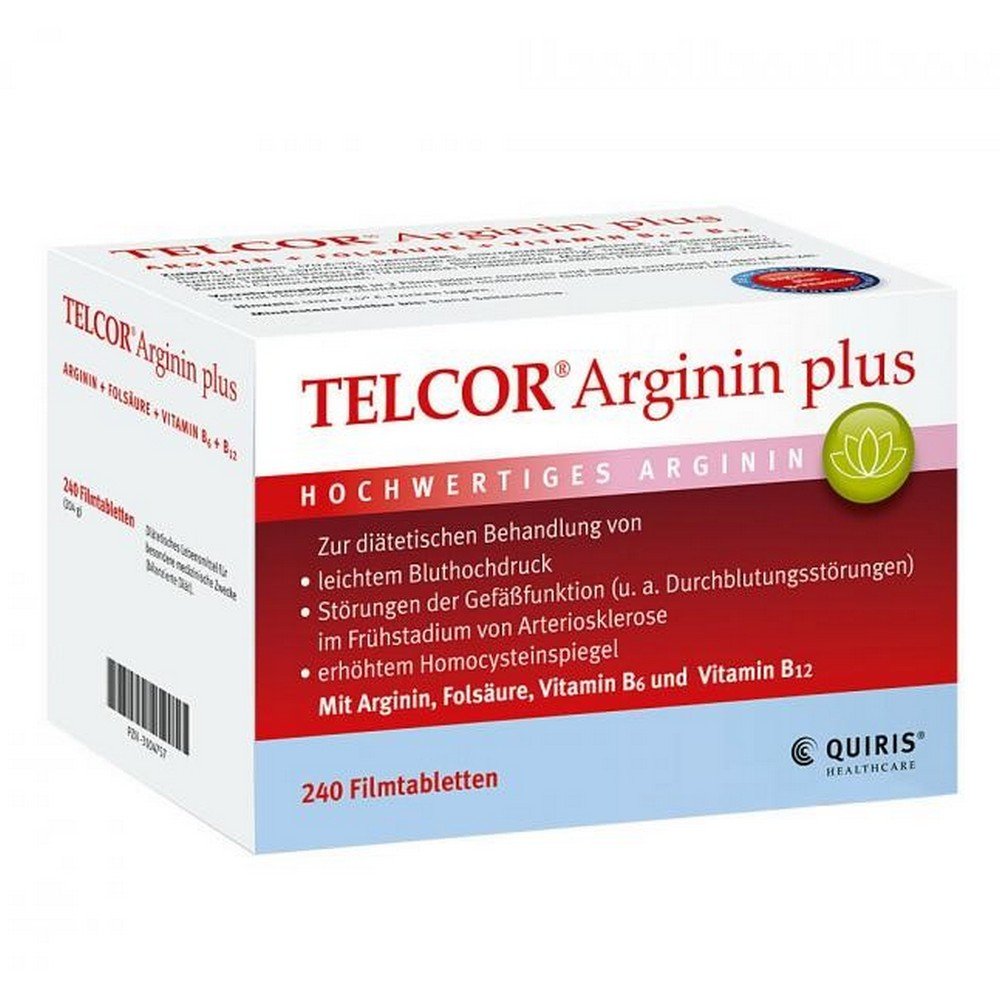 telcor arginine plus film coated tablets 240 pcs Telcor Arginine Plus Film-Coated Tablets 240 pcs