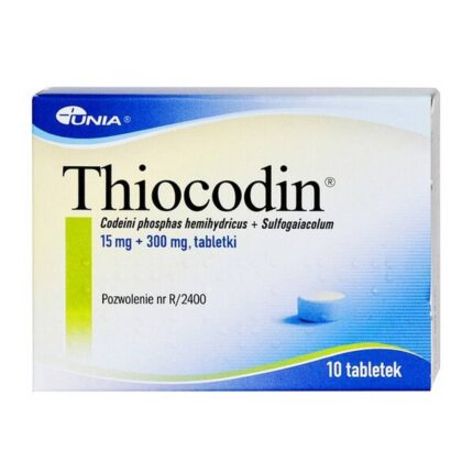 Thiocodine 15 mg + 300 mg Tablets 16 pcs