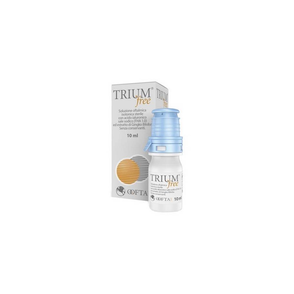 trium free eye drops with hyaluronic acid 10 ml Trium Free – Augentropfen mit Hyaluronsäure 10ml