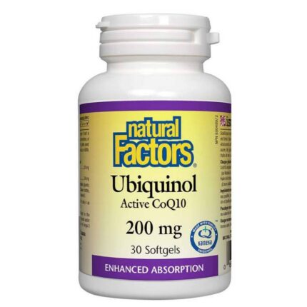Ubiquinol Active Coenzyme Q10 200mg 30