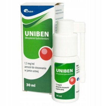 Uniben aerosol for mouth 1.5 mg/ml 30 ml