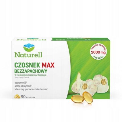 USP Zdrowie Naturell Garlic Max Dietary Supplement 90 pcs