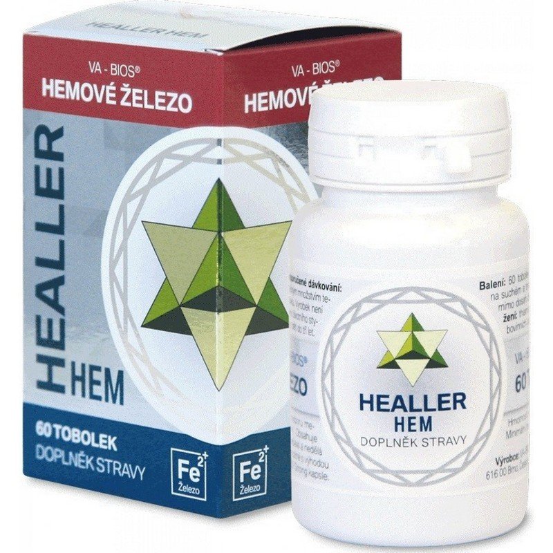 va bios healler hem heme iron 60 caps VA-Bios Healler HEM heme iron 60 caps