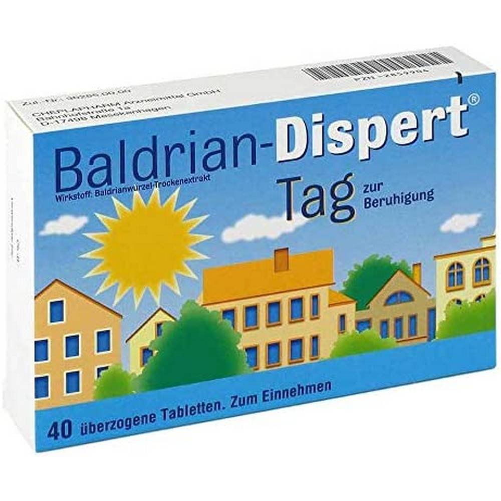valerian dispert day coated tablets 40 pcs Valerian Dispert Day Coated Tablets 40 pcs