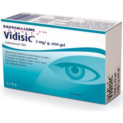 Vidisic 2 mg/g eye gel 3 × 10 g