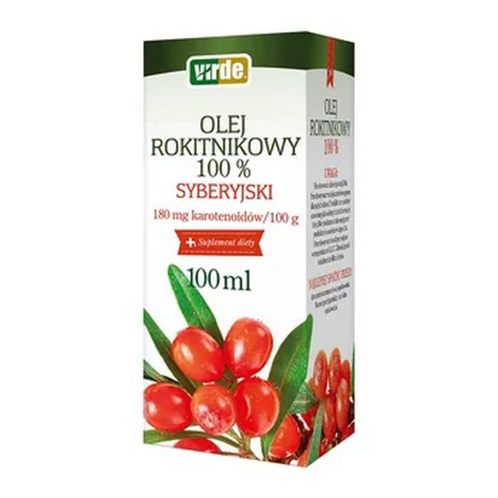 virde siberian sea buckthorn oil 100 100ml Virde Siberian Sea Buckthorn Oil 100% 100 ml