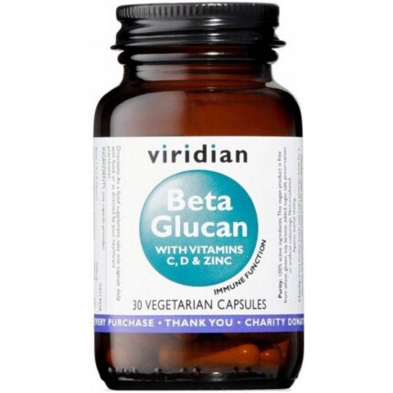 Viridian Beta Glucan Immune Support 30 Capsules