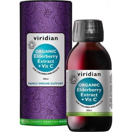 Viridian Elderberry Extract + Vitamin C Organic 100 ml