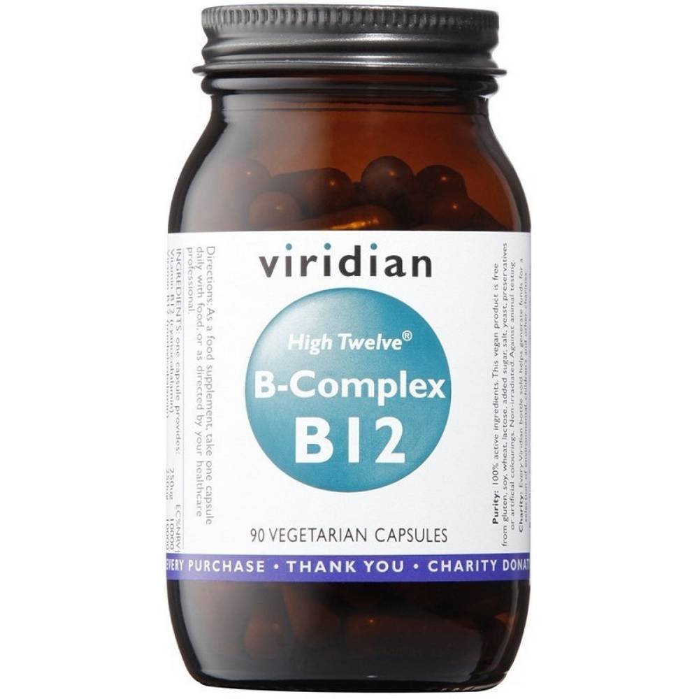 viridian high twelve b complex b12 90 capsules Viridian High Twelve B Complex with B12 90 Capsules