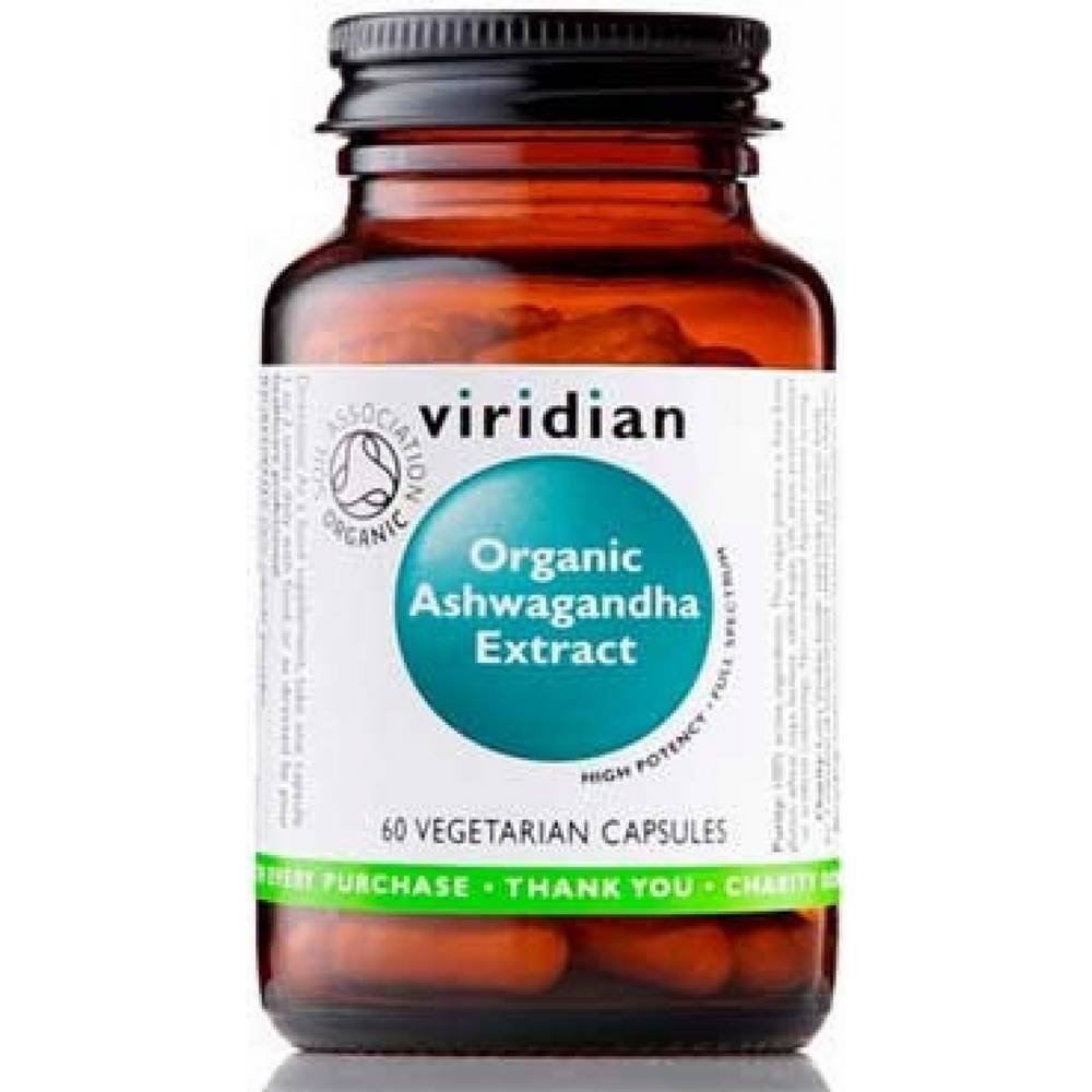 viridian organic ashwagandha extract 60 capsules Viridian Organic Ashwagandha Extract 60 Capsules