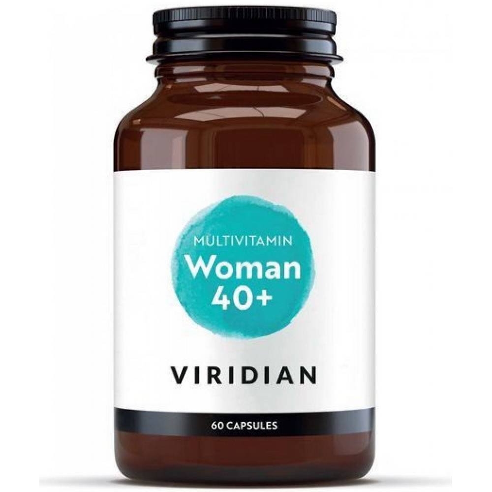 viridian woman 40 multi 60 Viridian Woman 40+ Multivitamin 60