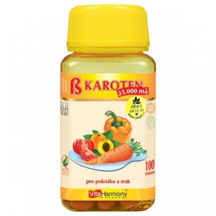 VitaHarmony Beta carotene 25,000 IU 100 capsules