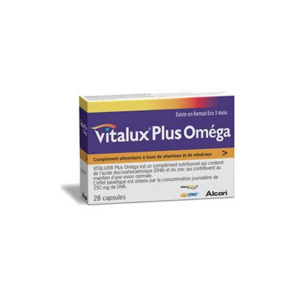 Vitalux Plus Omega – 28 Capsules