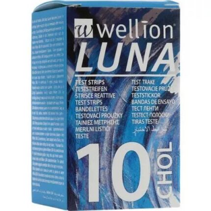 WELLION LUNA Cholesterin Teststreifen, 10 St, Med Trust GmbH
