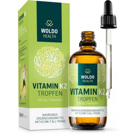 WoldoHealth Vitamin K2 dissolved in MCT oil 50 ml