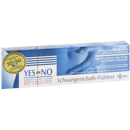 YES OR NO hCG 10 mlU early pregnancy test, 1 pc,  MedVec international GmbH