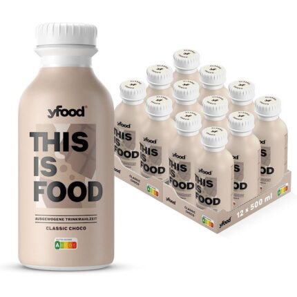 yfood Classic Choco Drink – 12 x 500 ml